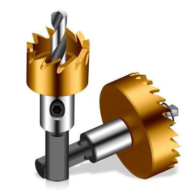 Tin-Coated HSS Hole Cutter High Quality HSS Hole Saw (SED-HSS-T)