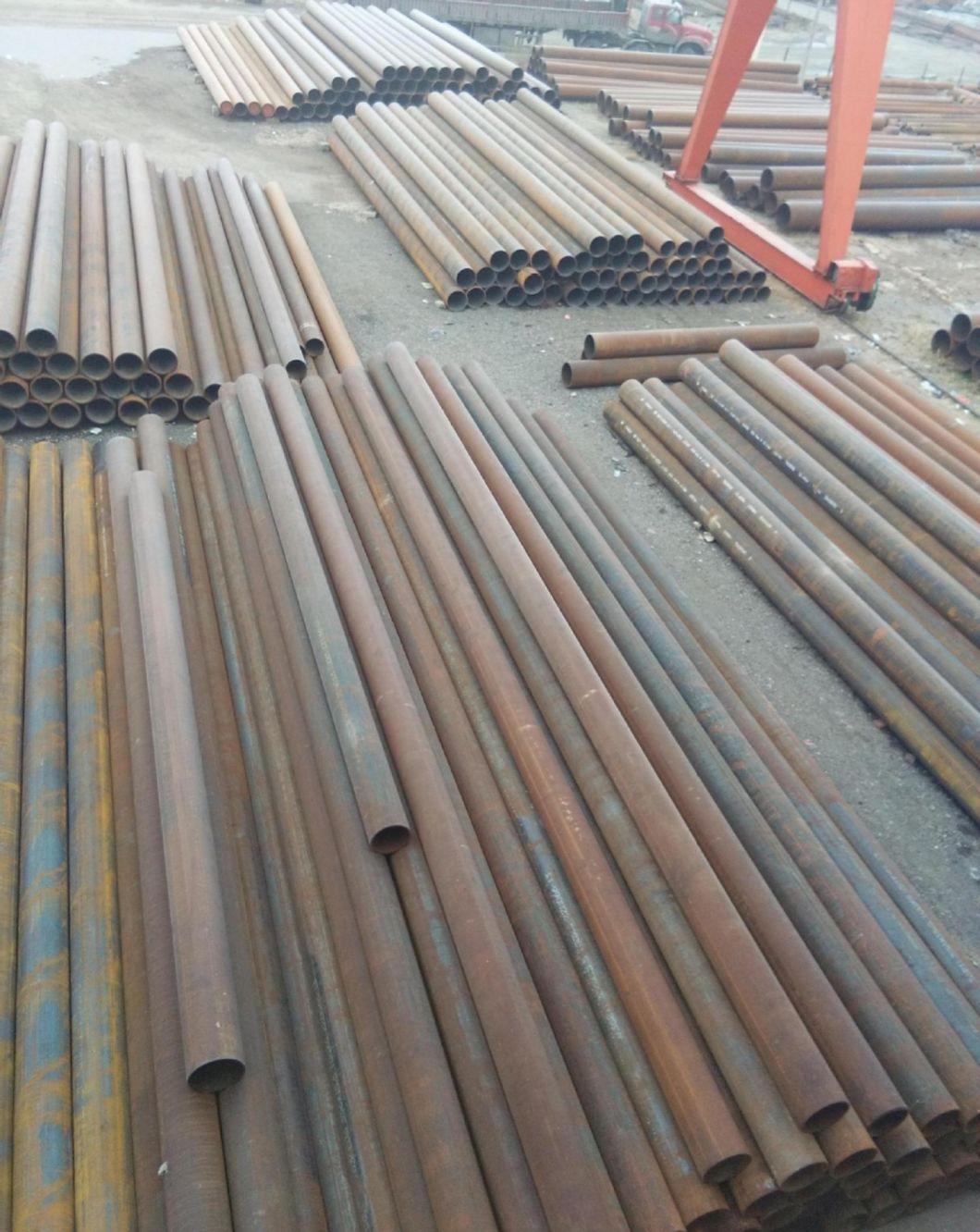 Welded Oiled Round Carbon Steel Pipe for Machinery Industry C45