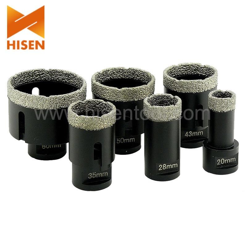 Vacuum Brazed Diamond Core Drill for Granite, Ceramic Tiles