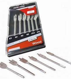 6 PCS Wood Flat Drill Bit Set