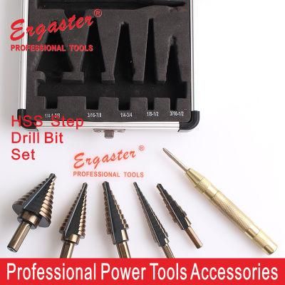 High Speed Steel Step Bit Set for Thick Metal