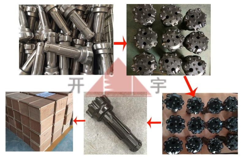 High Air Pressure DTH Hammer Button Bits Drilling Bits for Water Welling Mining Concrete