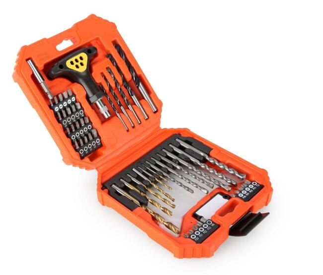 Hot Selling 22PCS Tapered Drill & Countersink Screw Bit Set for Wood in Wood Case
