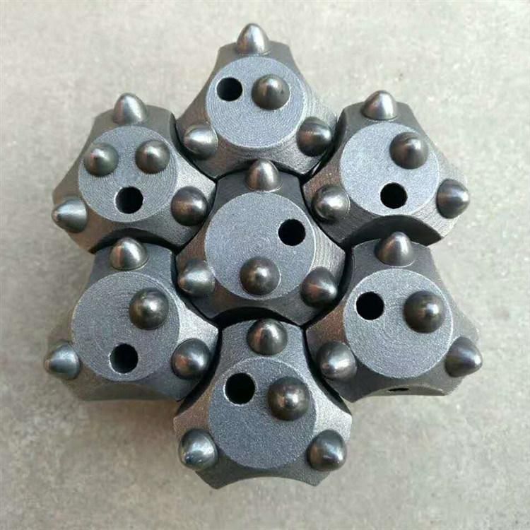 4 Buttons 7 Degree Coal Mine Quarrying Taper Button Bit, Rock Drill Bit