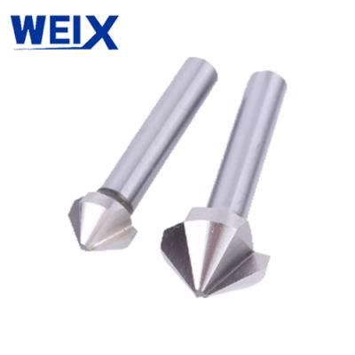 Weix HSS 3f 90 Degree Point Angle Countersink Drill Bit HSS Chamfer Cutter Countersink Wood Drill Bit, 10.4/12.5/16.5mm