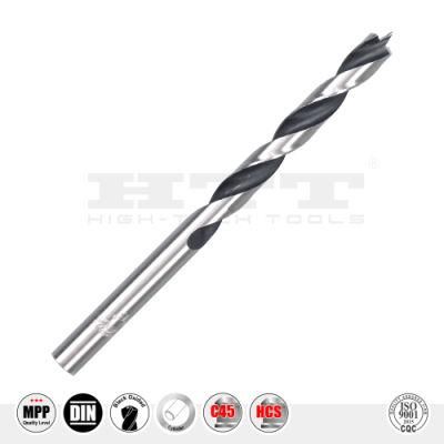 Premium Quality Hcs Brad Point Wood Drill Bit Cylindrical Shank for Wood Chipboard Plywood MDF Plaster Drilling