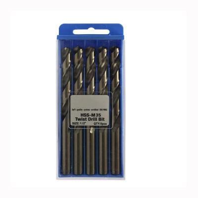 5PCS HSS M35 Cobalt Twist Drill Bits