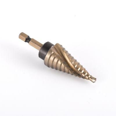 Step Drill Titanium Coated Double Cutting Blades with Fast Delivery