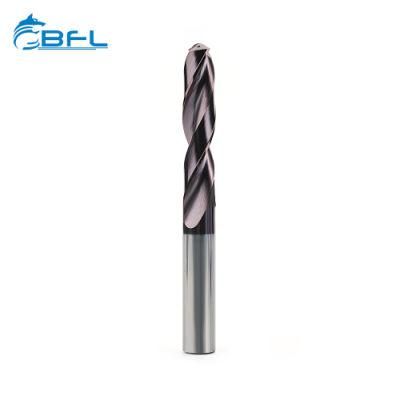 Bfl Solid Carbide 2 Flute Twist Drill Bit with Coolant Hole for Steel