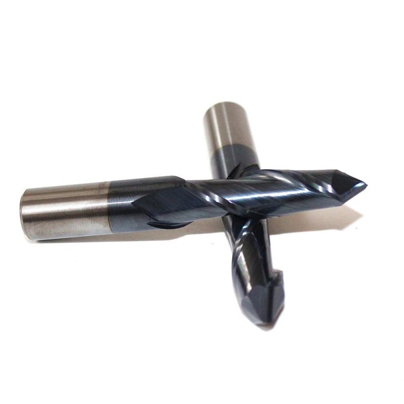 HRC 60 Long Life Carbide Drill End Mills for Metal