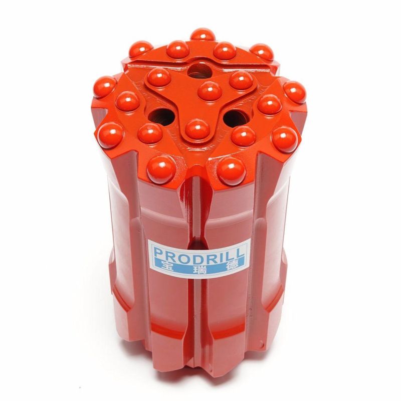 Threaded T45 89mm Retrac Drop Center 12 Buttons Drill Bits for Drilling Underground