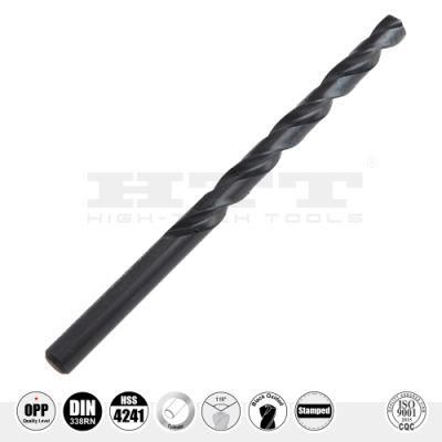 DIN338rn Eco Quality HSS Twist Drill Bit Black Rolling for Metal, Unalloyed Steel, Cast Iron, Wood Drilling