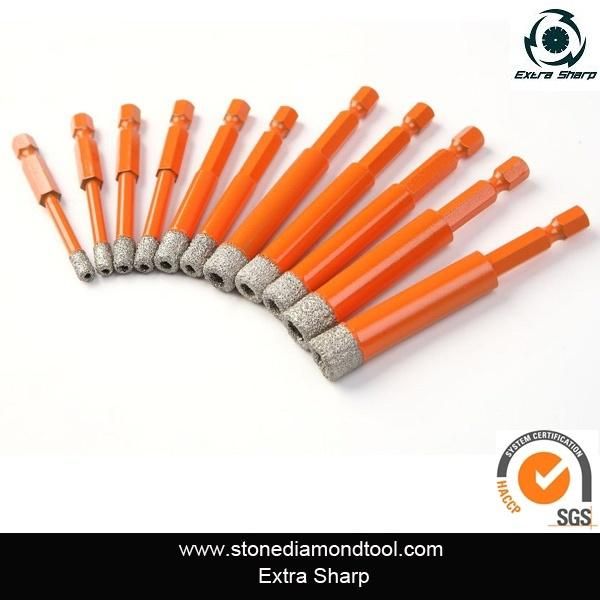 Diamond Core Drill Bit with Shank for Granite, Marble, Stones