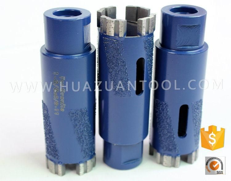 Diamond Drilling Bit with Protect Teeth Vacuum Brazed