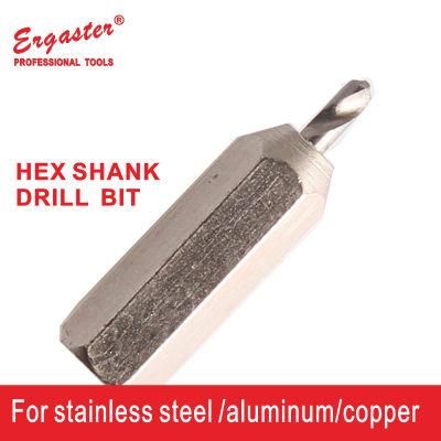Metric 1/4-Hex Quick-Change HSS-Tin Jobber Drill Bit