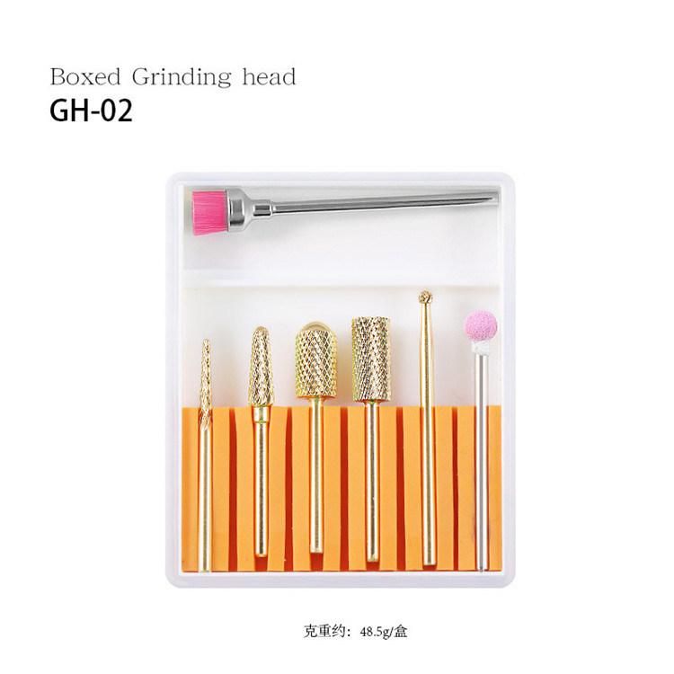 Wholesale 7PCS Nail Drill Machine Carbide Bit Kit, Manicure Grinder Equipment Head Set Nails