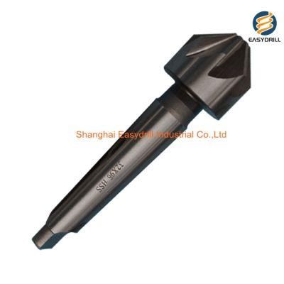 60 Degree 5 Flute HSS Countersink Chamfering Drill Bit with Morse Taper Shank for Metal (SED-CS5F-TS)