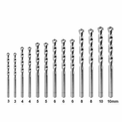 13PCS Masonry Drill Bit Set 3-10mm High Speed Tungsten Carbide Drilling Bits Kit