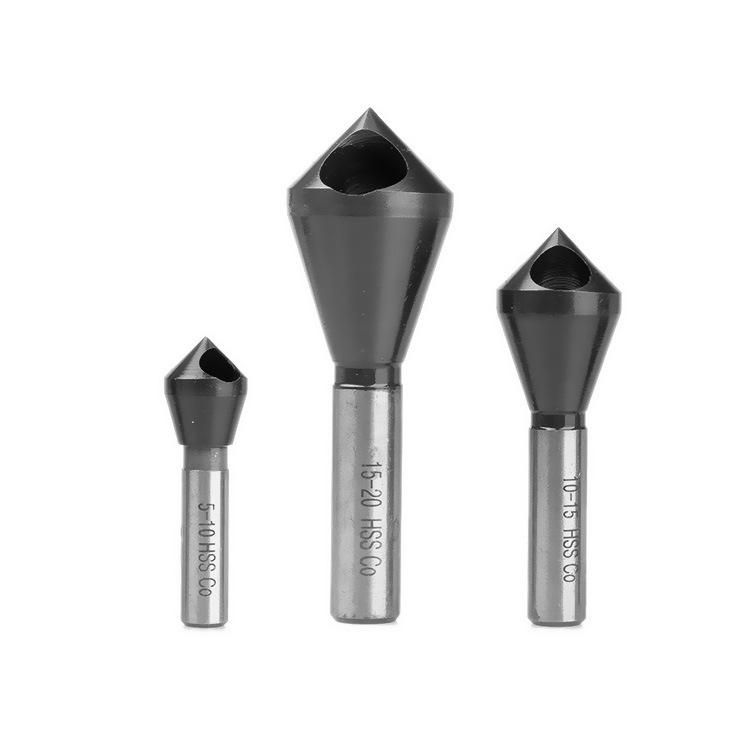 HSS Zero Flute Chamfering Drill Bits for Countersink Hole