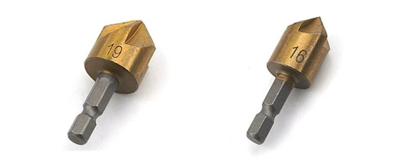 Z-Lion HSS Countersink Deburring Stainless Steel Drill Bit for Wood/Plastic Hole Saw Drilling