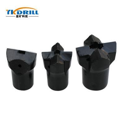 42mm 7 Degree Quarrying Tapered Cross Bit