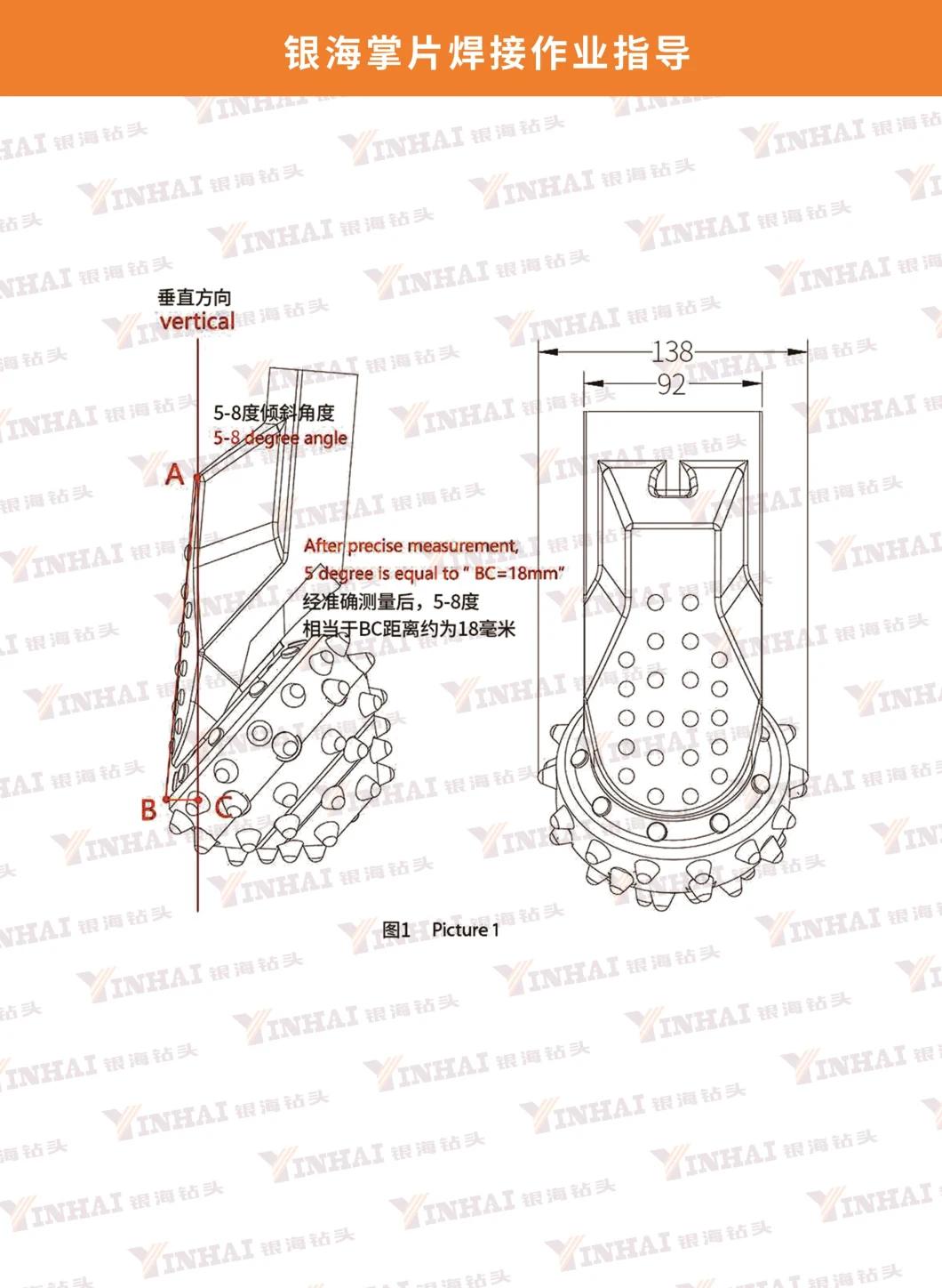 Detachable Tricone Single Roller Cones for Hard Formation with Gauge Protection