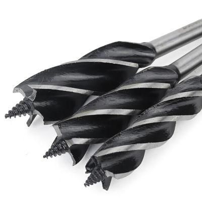 5PCS Wood Working Auger Drill Bit Set Four Slot