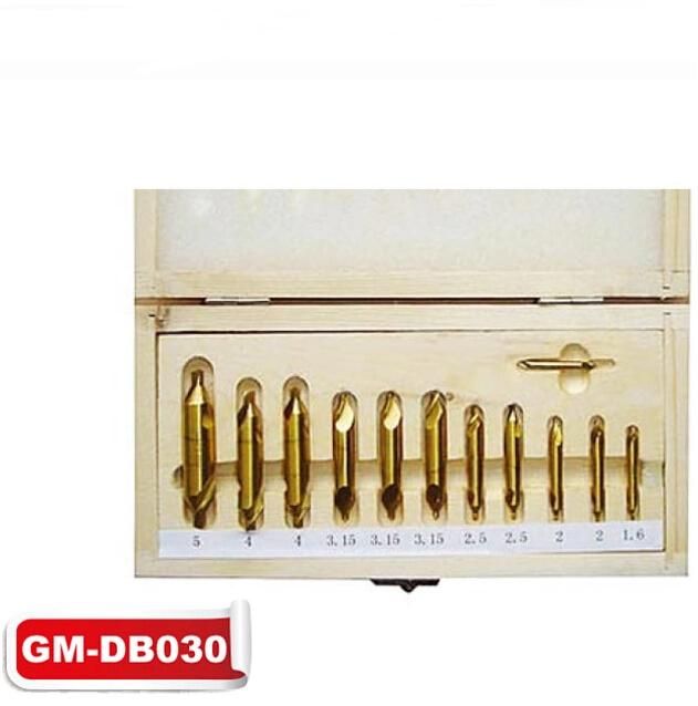 Wooden Box Packed HSS Center Drill Set (GM-dB030)