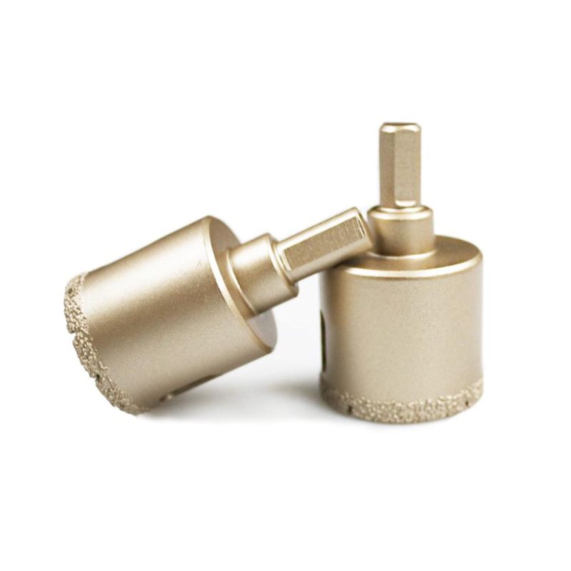 Ceramic Dry Vacuum Brazed Diamond Core Drill Bits