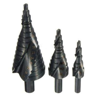 3PCS HSS Spiral Grooved Drill Bits Cut Tool Set 4-12/4-20/4-32mm Hole Cutter