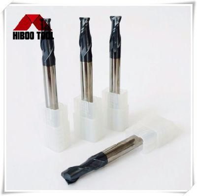 High Speed HRC60 Carbide Long Neck Corner Radius End Mills