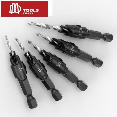 Tungsten Carbide Tipped Countersink Drill Bits for Wood Working