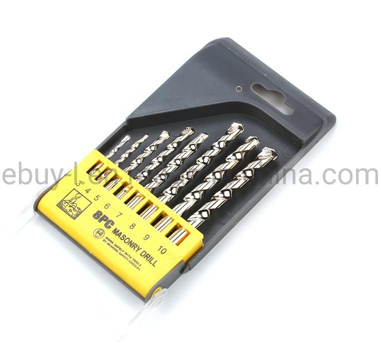 2-8m HSS Drill Bit Set High Resistance to Fracturing, in Plastic Holder