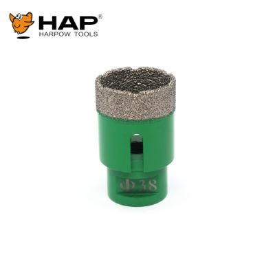 Good Sharpness Green Color Diamond Core Drill Bit for Masonry Tile Ceramic