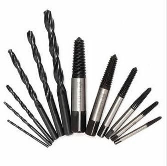 12PCS Damaged Nut Screw Extractor Bolt Stud Remover Tool Set