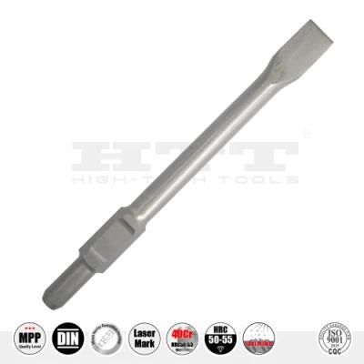 Premium Quality 65A Flat Hammer Chisel 30mm Hex Shank for Concrete Masonry Brick Demolition