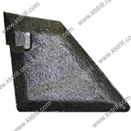 HDD Welding Soil Stabilization Furrowing Wear-Resistant Flat Teeth Rt1 Rt2