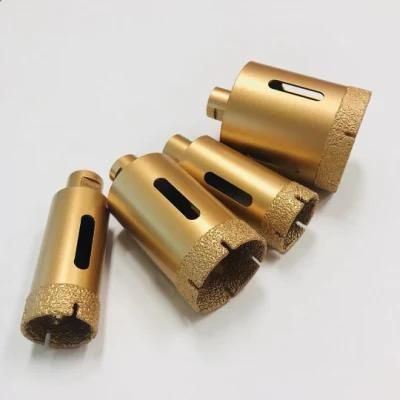 4 Pack Vacuum Brazed Diamond Core Hole Drill Bits for Porcelain Tile