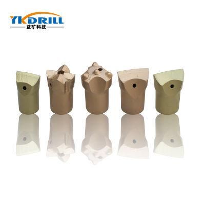 High Performance Cost-Effctive Carbide Borehole Mining Taper Cross Bits Drill Bit for Pneumatic Rock Drill
