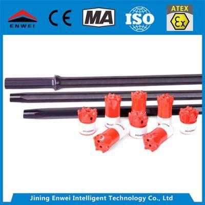 Forging Type Blast Hole Tapered Rock Drill Rods